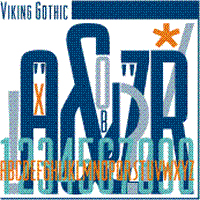 Viking Gothic OpenType Mac/Win CE
