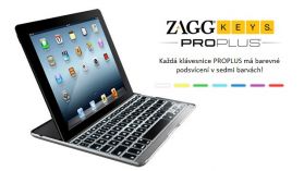 ZAGGkeys PROplus pro Apple iPad 2, 3, 4 - pevný obal, CZ klávesnice